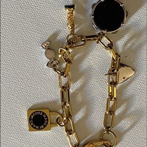 Marc Jacobs Gold Charm Bracelet